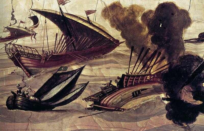 Filippo Napoletano Naval Battle china oil painting image